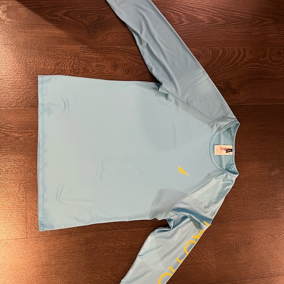 Brand New With Tags Blue Nautica Womens Long Sleeve Sun Protection Swim Shirt - Picture 2 of 7